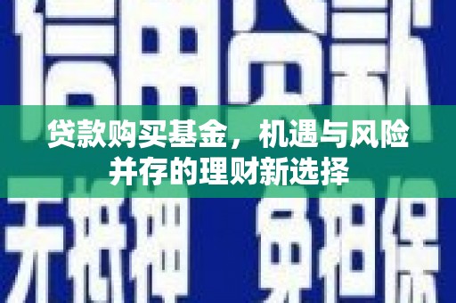 马山贷款购买基金，机遇与风险并存的理财新选择
