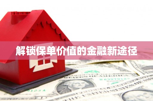 马山解锁保单价值的金融新途径
