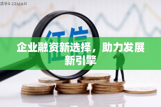 马山企业融资新选择，助力发展新引擎