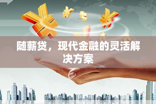 马山随薪贷，现代金融的灵活解决方案