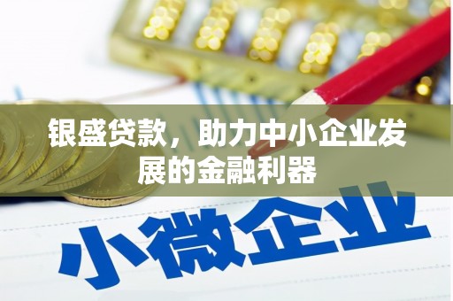 马山银盛贷款，助力中小企业发展的金融利器