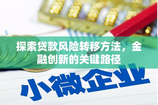 马山探索贷款风险转移方法，金融创新的关键路径