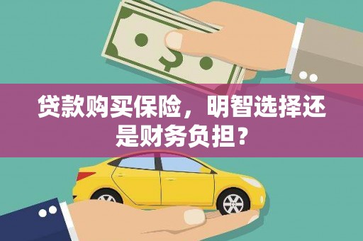 马山贷款购买保险，明智选择还是财务负担？