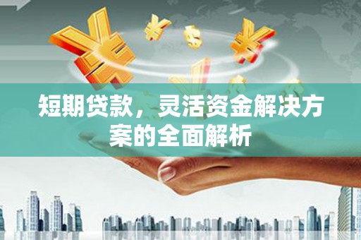 马山短期贷款，灵活资金解决方案的全面解析