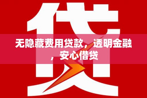 马山无隐藏费用贷款，透明金融，安心借贷