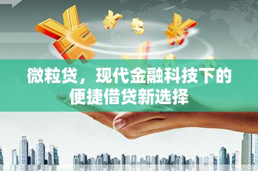 马山微粒贷，现代金融科技下的便捷借贷新选择