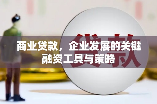 马山商业贷款，企业发展的关键融资工具与策略