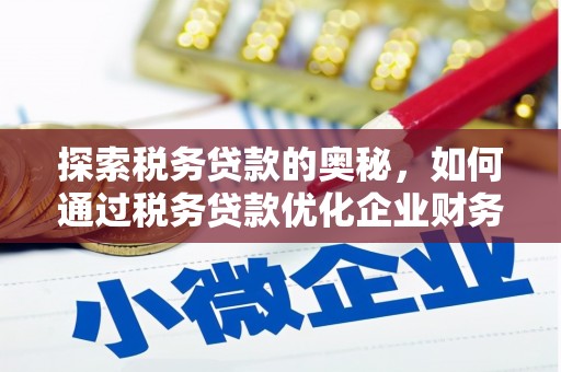 马山探索税务贷款的奥秘，如何通过税务贷款优化企业财务