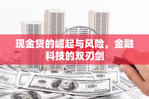 马山现金贷的崛起与风险，金融科技的双刃剑