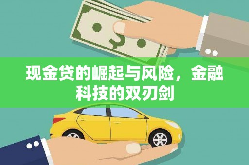 马山现金贷的崛起与风险，金融科技的双刃剑