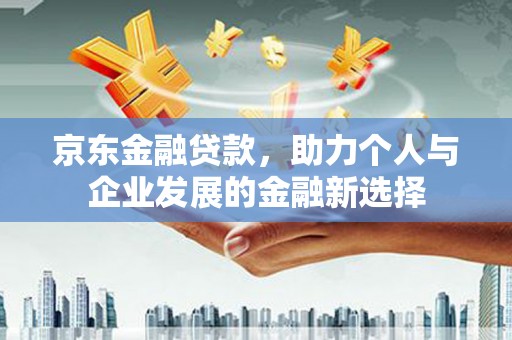 马山京东金融贷款，助力个人与企业发展的金融新选择