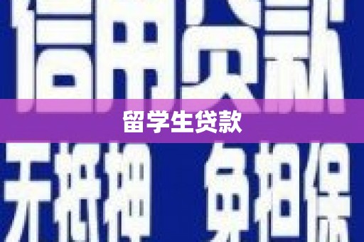 马山留学生贷款