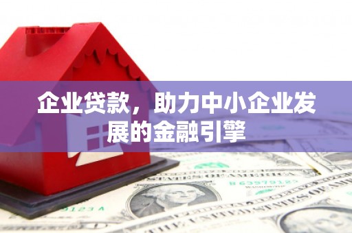 马山企业贷款，助力中小企业发展的金融引擎
