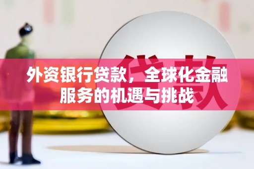马山外资银行贷款，全球化金融服务的机遇与挑战