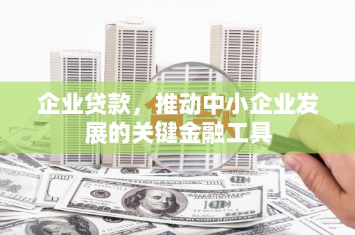 马山企业贷款，推动中小企业发展的关键金融工具