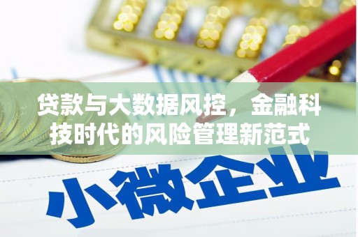 马山贷款与大数据风控，金融科技时代的风险管理新范式