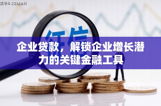马山企业贷款，解锁企业增长潜力的关键金融工具