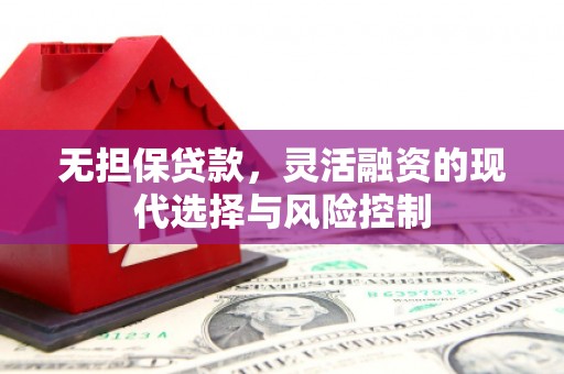马山无担保贷款，灵活融资的现代选择与风险控制