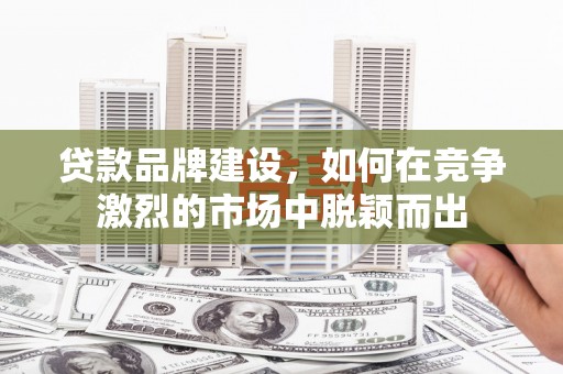 马山贷款品牌建设，如何在竞争激烈的市场中脱颖而出