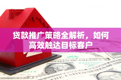 马山贷款推广策略全解析，如何高效触达目标客户