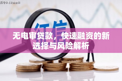 马山无电审贷款，快速融资的新选择与风险解析
