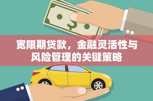 马山宽限期贷款，金融灵活性与风险管理的关键策略