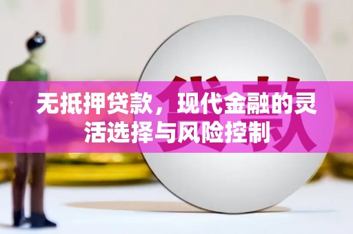 马山无抵押贷款，现代金融的灵活选择与风险控制