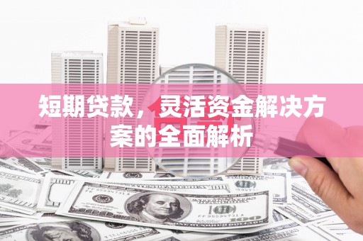 马山短期贷款，灵活资金解决方案的全面解析