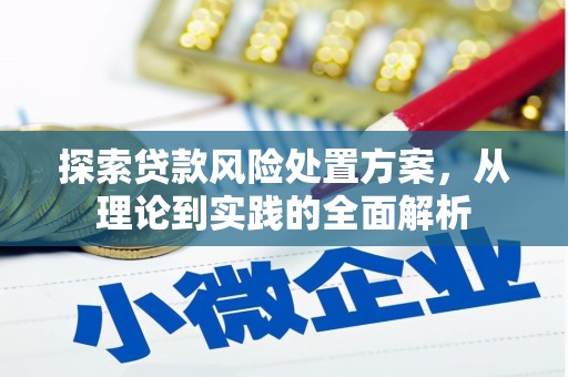 马山探索贷款风险处置方案，从理论到实践的全面解析