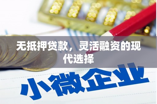 马山无抵押贷款，灵活融资的现代选择