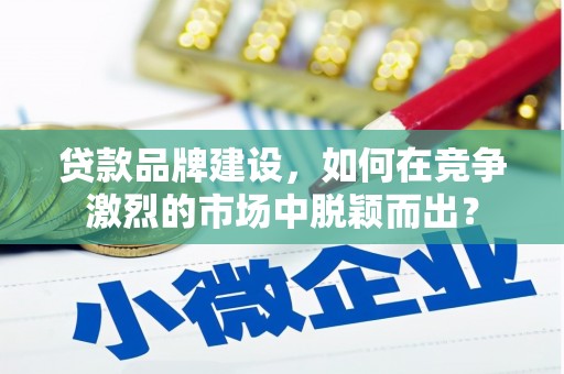 马山贷款品牌建设，如何在竞争激烈的市场中脱颖而出？