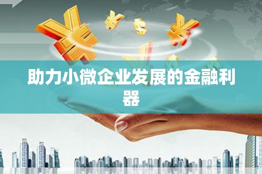 马山助力小微企业发展的金融利器
