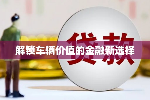 马山解锁车辆价值的金融新选择