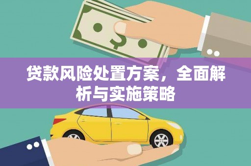 马山贷款风险处置方案，全面解析与实施策略
