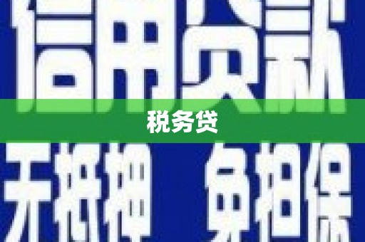 马山税务贷