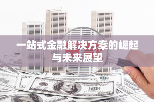 马山一站式金融解决方案的崛起与未来展望